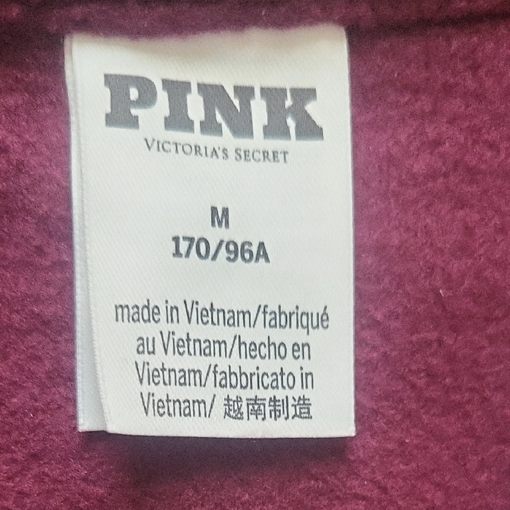PINK Victoria's Secret Burgundy Pullover - Picture 2 of 6